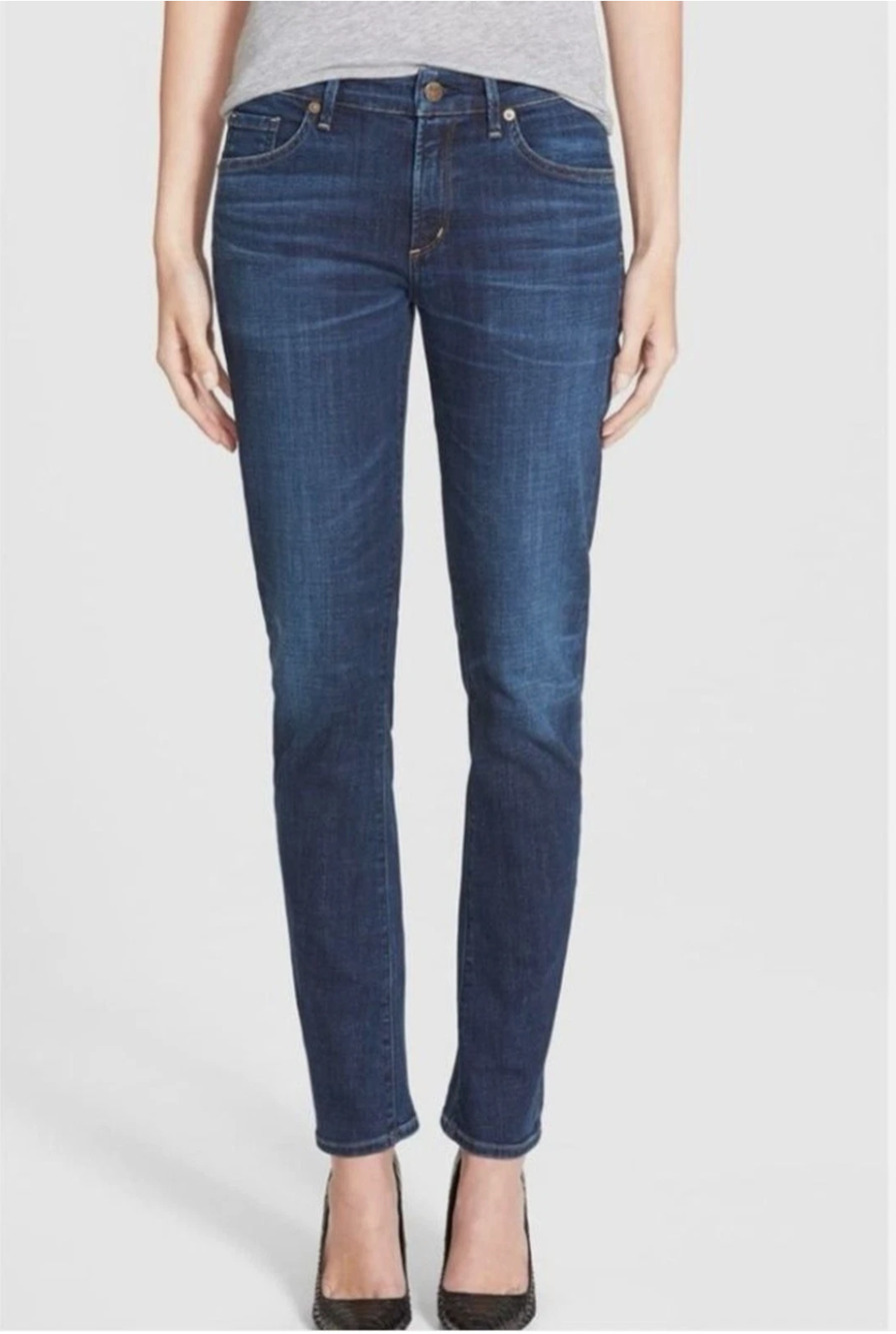 CITIZENS OF HUMANITY Arielle Midrise Skinny Slim Jeans 28 Dark Wash Stretch